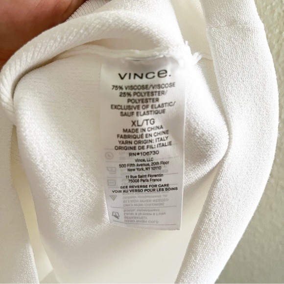 Vince White Knit Tank Top - Picture 4 of 5